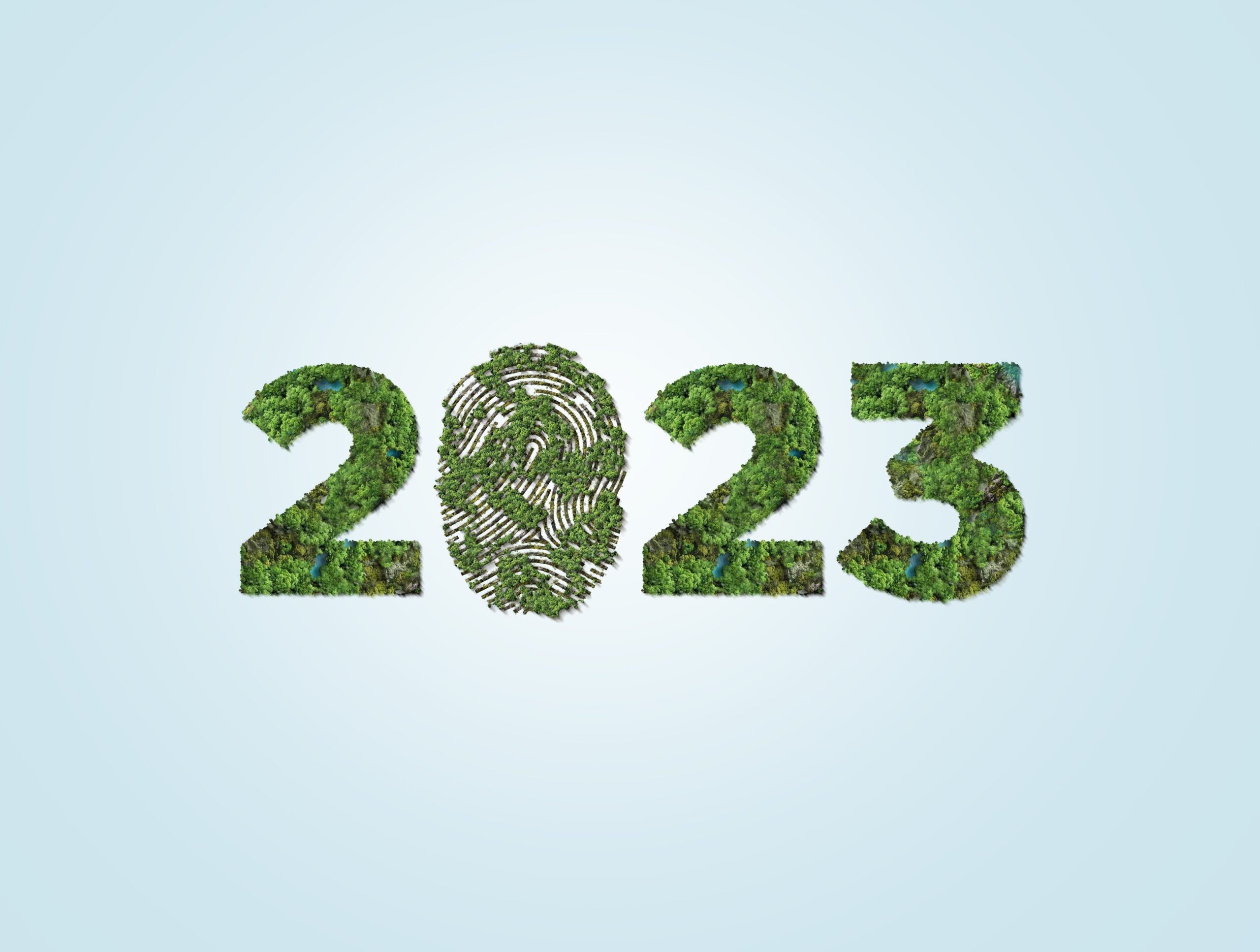 2023 trees with carbon footprint, green energy, clean energy renewables